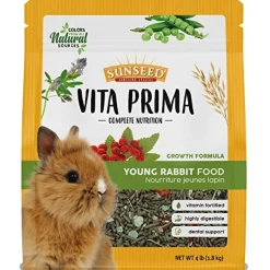 Sunseed Vita Prima - Young Rabbit Food - 4 lb - Pack of 6