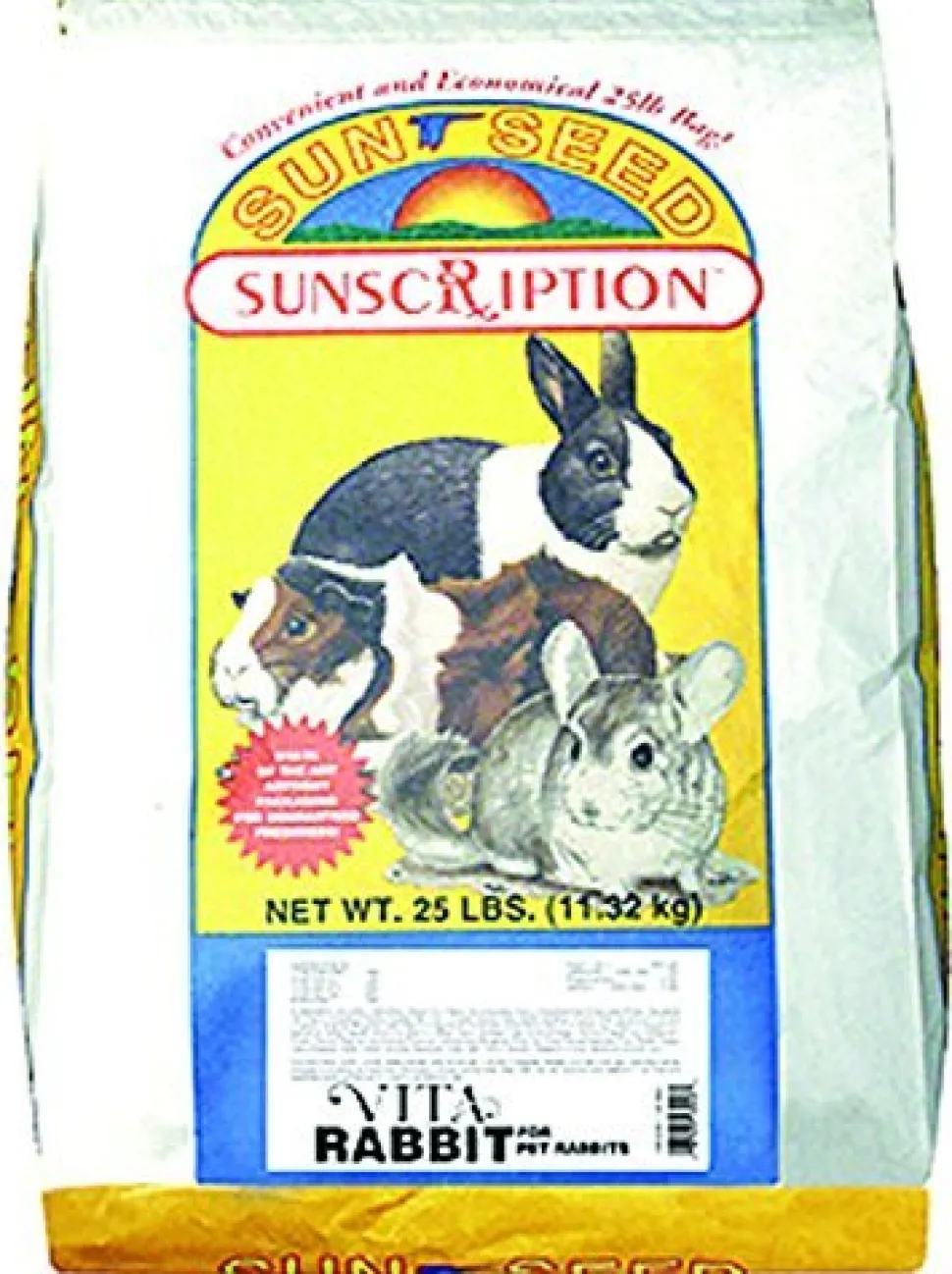 Sunseed Vita Rabbit - 25 lb