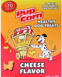 Sunshine Mills Pupcorn Cheese Natural Dog Treats - 2 oz - Case of 4