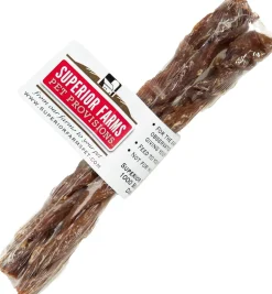 Superior Farms Pet USA Lamb Twists (Lamb Weasand Braids) Dog Natural Chews - Case of 25