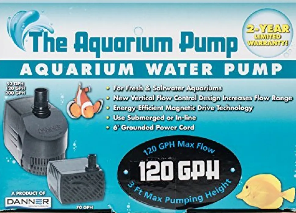 Supreme Magnetic Drive Submersible Aquarium Pump - 120 gph