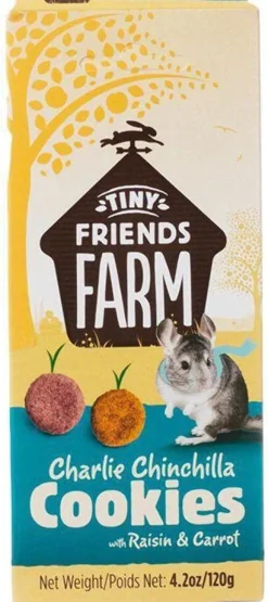 Supreme Pet Foods Tiny Friends Farm Charlie Chinchilla Cookies Small Animal Treats - 4.2 oz