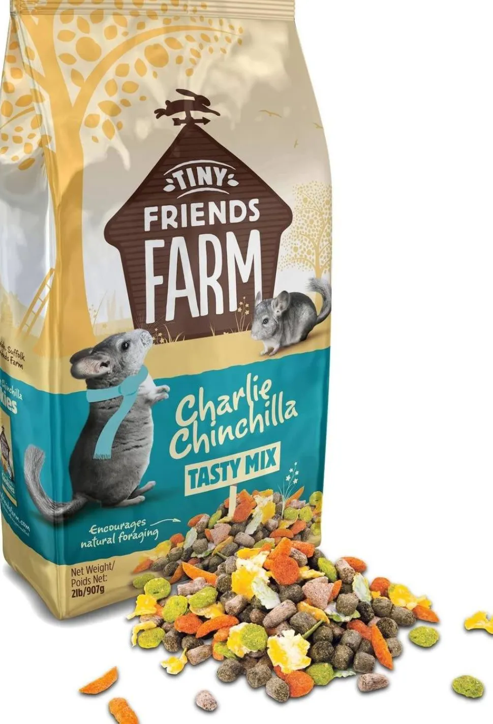 Supreme Pet Foods Tiny Friends Charlie Chinchilla Small Animal Food - 2 lb Bag