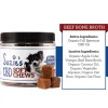 Suzie's CBD Treats Soft Chew Beef Bone Broth 45ct Chew Supplemental Cat and Dog Treats - 16 oz Jar