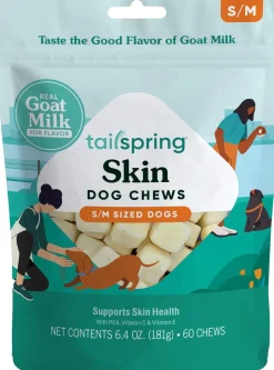 Tailspring Dog Chews Skin Breed Pouch - Small /Medium - 60 Count