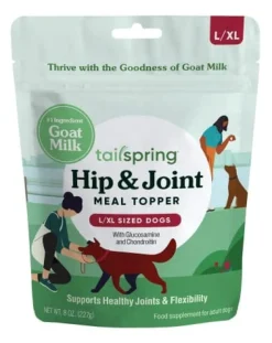 Tailspring Meal Topper Dog Hip/Joint Breed Dog Supplements - Large / Extra Large - 8 Oz