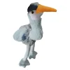 Tall Tails Heron Body Squeak Plush and Rope Dog Toy - 16 Inches