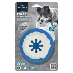 Tall Tails Natural Rubber Polar Freezable Cooling Lick and Fetch Dog Toy - 5 Inches