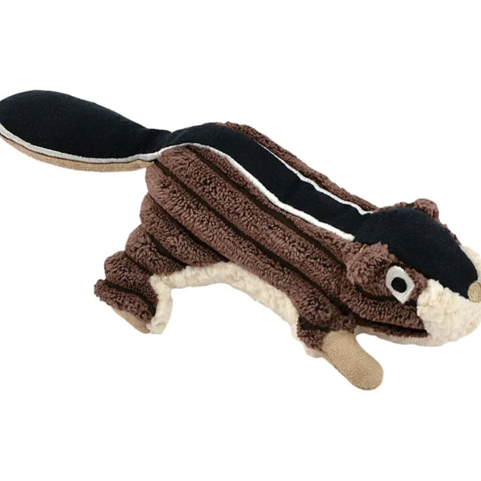 Tall Tails Plush Squeaker Chipmunk Crinkle and Soft Plush Dog Toy - 5 Inches