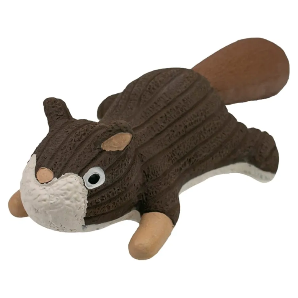 Tall Tails Squeaker Squirrel Latex Chew Dog Toy - 8 Inches