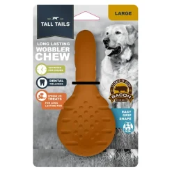 Tall Tails Wobbler Chew Easy Grip Bacon Scented Chew Dog Toy