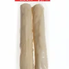 Tasman's Natural Pet Bison Rawhide 9" - 10" Large Rolls Dog Natural Chews - 2 Pack