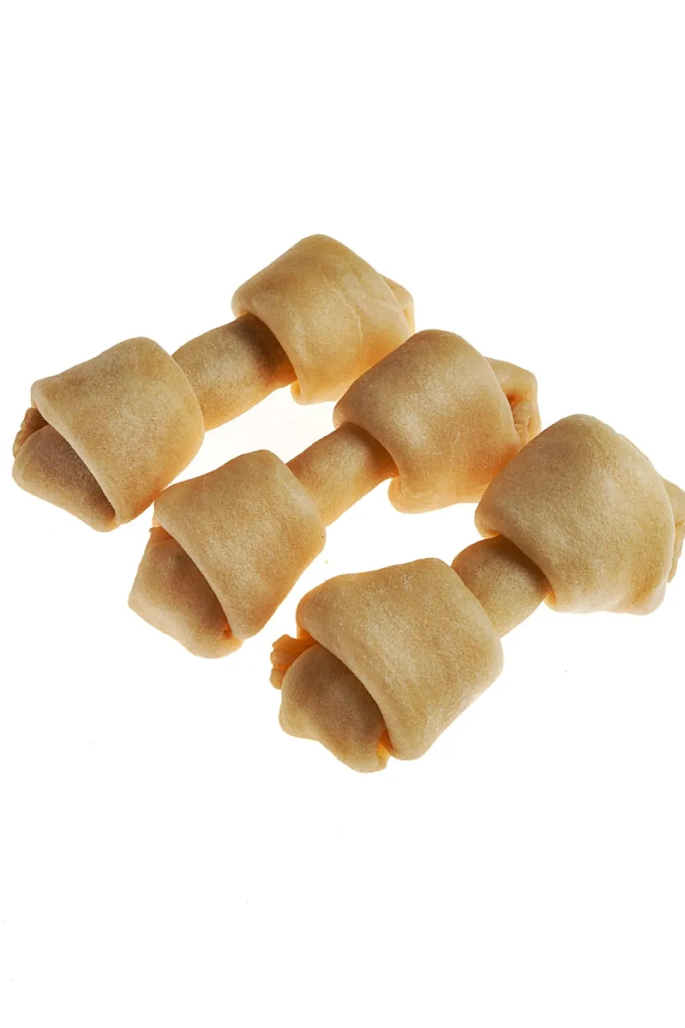 Tasman's Natural Pet Bison Rawhide 4" - 5" Dog Natural Chews - Small Bone