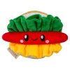 Territory Hotdog Hide-and-Treat Squeak and Crinkle Plush Dog Toy - 8 Inches
