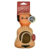 Territory 2-in-1 Guitar Squeak and Plush Dog Toy with Removable Tennis Ball - 7.5 Inches
