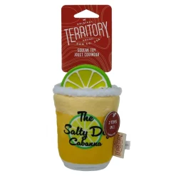 Territory Margarita 2-in-1 Plush and Removable Rubber Squeak Chew Dog Toy - 6 Inches