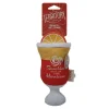 Territory Sunshine Cocktail 2-in-1 Plush and Removable Rubber Squeak Chew Dog Toy - 8.5 Inches