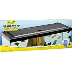 Tetra LED Aquarium Hood Aquarium - Black - 30 In