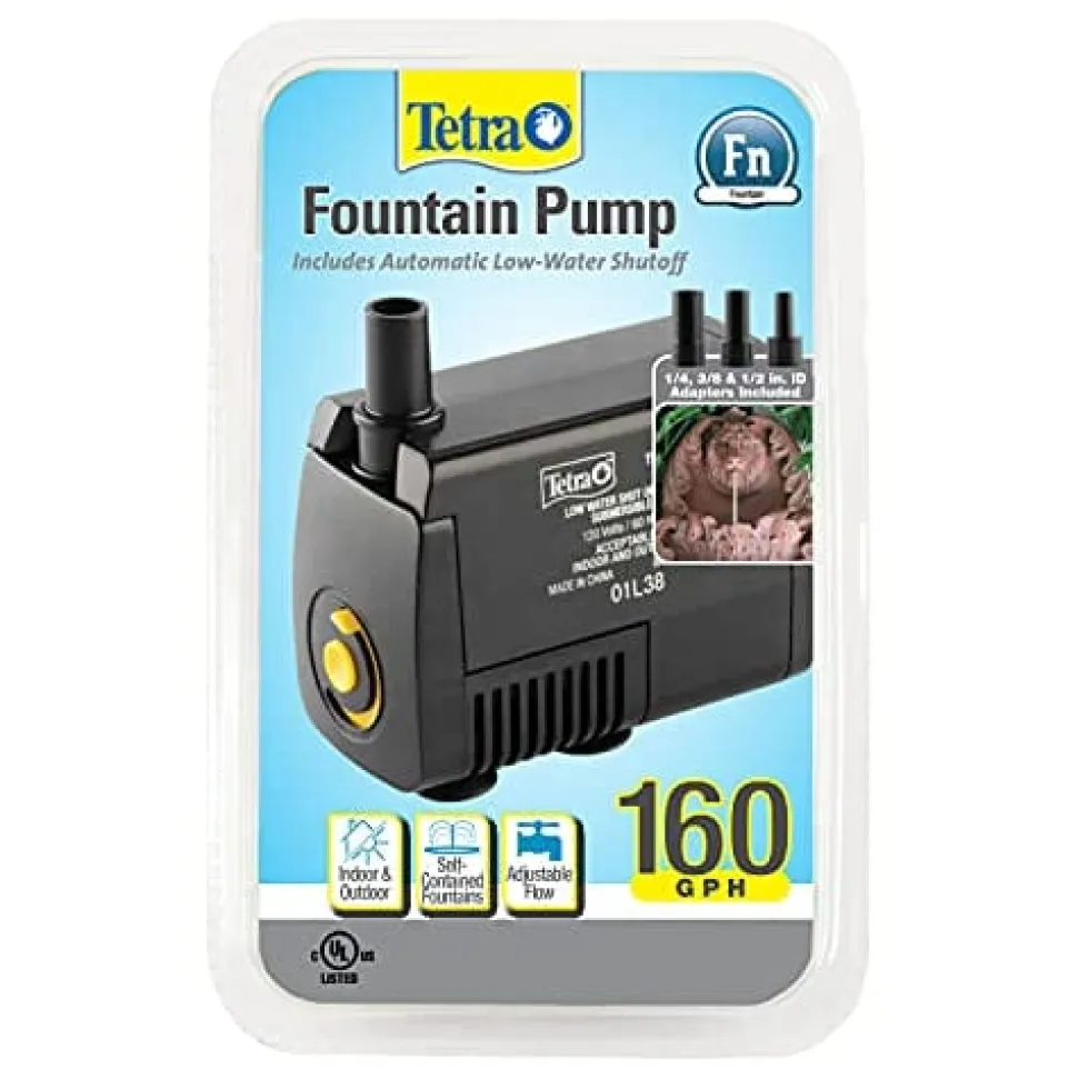 Tetra Pond Statuary Pump with Low Water Shutoff - 160 GPH