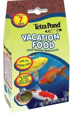 Tetra Pond Vacation Slow-Release Feeder Block Pond Blocks - 3.45 Oz