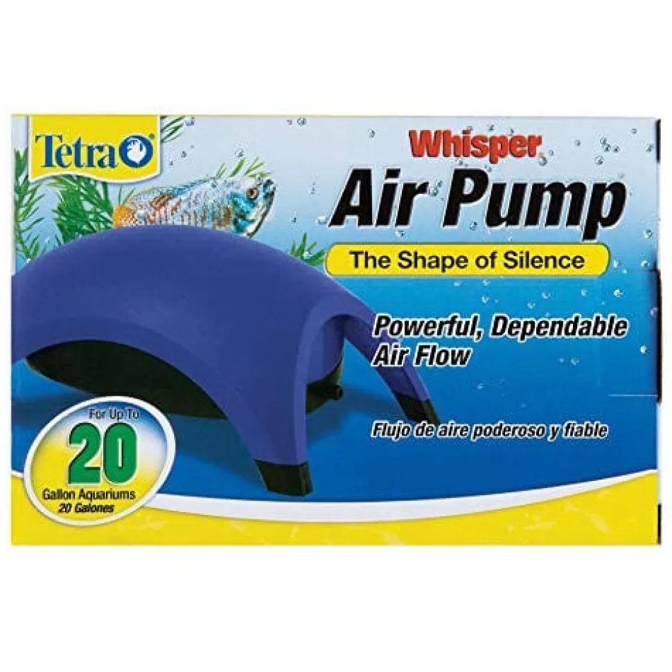 Tetra Whisper Aquarium Air Pump - Blue - Up To 20 Gal