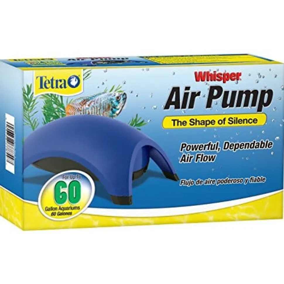 Tetra Whisper Aquarium Air Pump - Blue - Up To 60 Gal