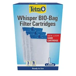 Tetra Whisper Assembled Bio-Bag Filter Cartridge Aquarium Filter Insert - Large - 3 Pack