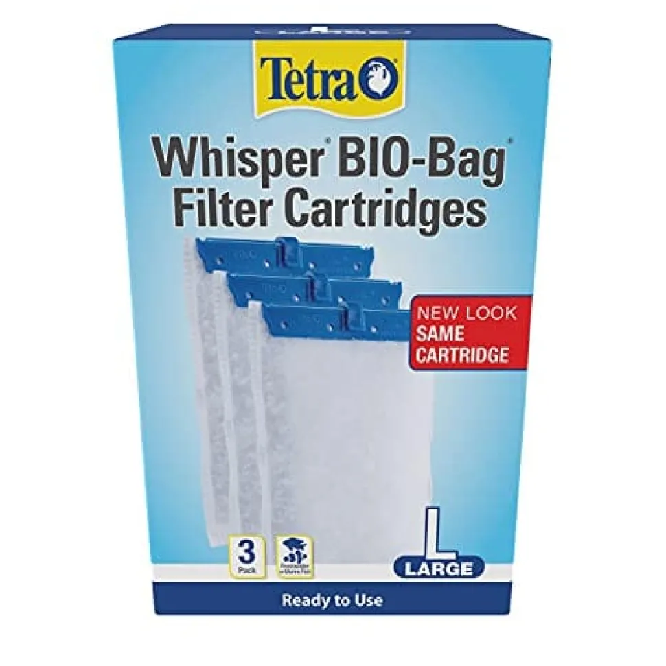 Tetra Whisper Assembled Bio-Bag Filter Cartridge Aquarium Filter Insert - Large - 3 Pack
