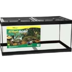 Tetrafauna Reptohabitat Reptile Glass Enclosure - 40 Gal - 36 X 13 X 20