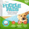 Tevrapet Tevrapet Puddle Pads Dog Training Pads - 100 Count - 22 X 22 In