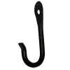 The Hookery Flared End J Hook Wild Bird Accessories - Black - 3 In - 12 Pack