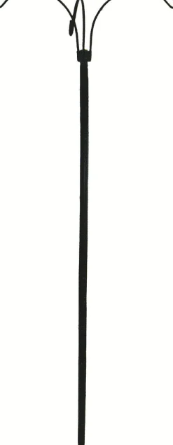 The Hookery Three Arm Shepherd Hook Wild Bird Accessories - Black - 36 In