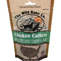 The Wild Bone Co. Breath and Dental Aid Dog Dental Treats - 2.75 oz Bag