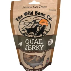 The Wild Bone Co. Quail Dog Jerky Treats - 2 oz Bag