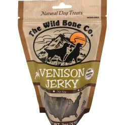 The Wild Bone Co. Venison Dog Jerky Treats - 2 oz Bag
