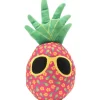 The Worthy Dog Tough Pineapple Patterned Squeak Nylon and Plush Dog Toy