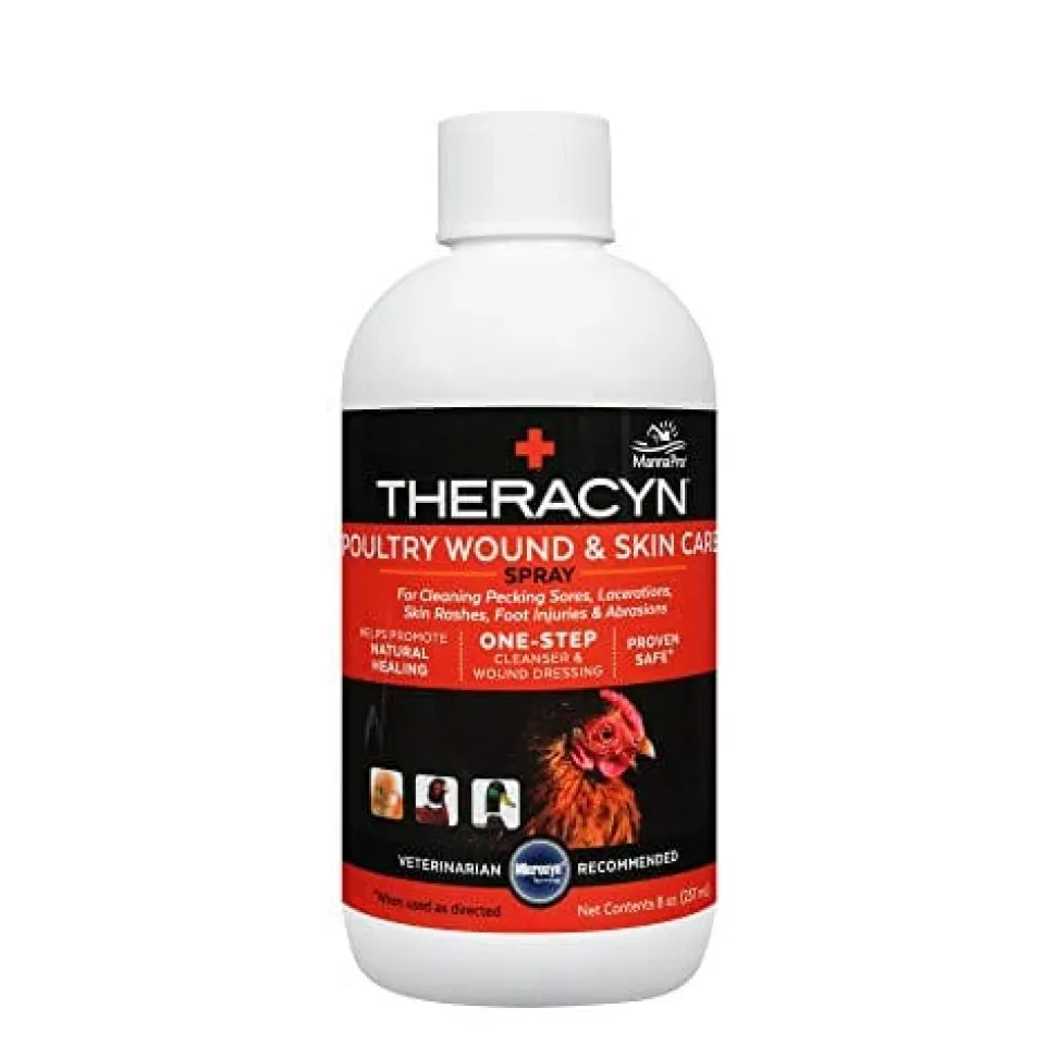 Theracyn Wound & Skin Care Spray Poultry Veterinary Supplies Sprays/Daubers - 8 Oz