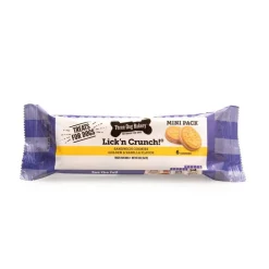 Three Dog Bakery Lik'n Crunch Golden Cookies with Vanilla Filling Crunchy Dog Treats - Mini Pack - 2 Oz - Case of 12 - 2 Pack