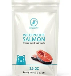 Tickled Pet All-Natural Wild FD Salmon for Dogs Dehydrated Dog Chews - 3 oz Bag