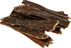 Tickled Pet Premium USA Beef Jerky Dog Jerkey Treats - 8 oz Bag