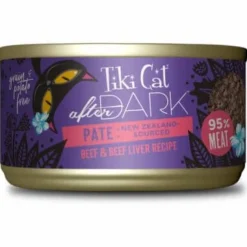 Tiki Cat After Dark Beef Paté Canned Cat Food - 3 oz Cans - Case of 12