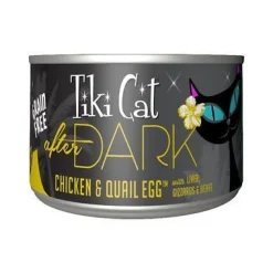 Tiki Cat After Dark Chicken & Quail Canned Cat Food - 5.5 oz Cans - Case of 8
