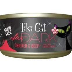 Tiki Cat After Dark Chicken & Beef Canned Cat Food - 2.8 oz Cans - Case of 12
