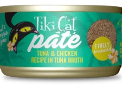 Tiki Cat Ahi Tuna & Chicken Pate Luau Canned Cat Food - 2.8 Oz - Case of 12