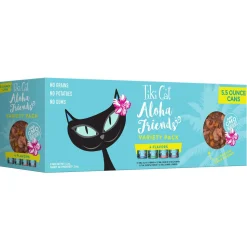 Tiki Cat Grain-Free Aloha Friends Tuna Variety Pack Canned Cat Food - 5.5 oz Cans - Case of 8