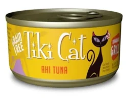 Tiki Cat Hawaiian Grill Canned Cat Food - Ahi Tuna - Case of 12