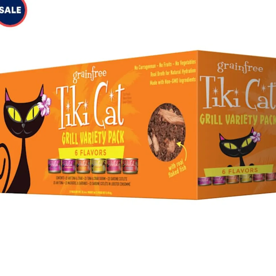 Tiki Cat King Kamehameha Variety Pack Canned Cat Food - 2.8 oz Cans - Case of 12