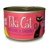 Tiki Cat Makaha Grill Canned Cat Food - Mackerel & Sardines in Calamari Consomme - Case of 8