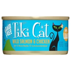 Tiki Cat Napili Lua Canned Cat Food - Salmon & Chicken - Case of 12