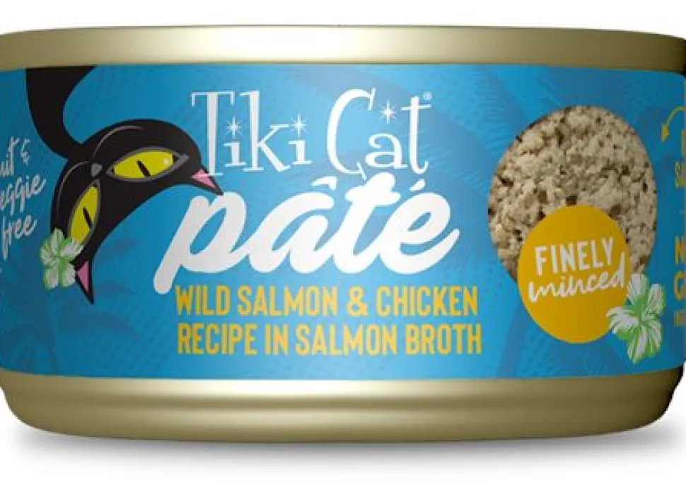 Tiki Cat Wild Salmon & Chicken Pate Luau Canned Cat Food - 5.5 Oz - Case of 8